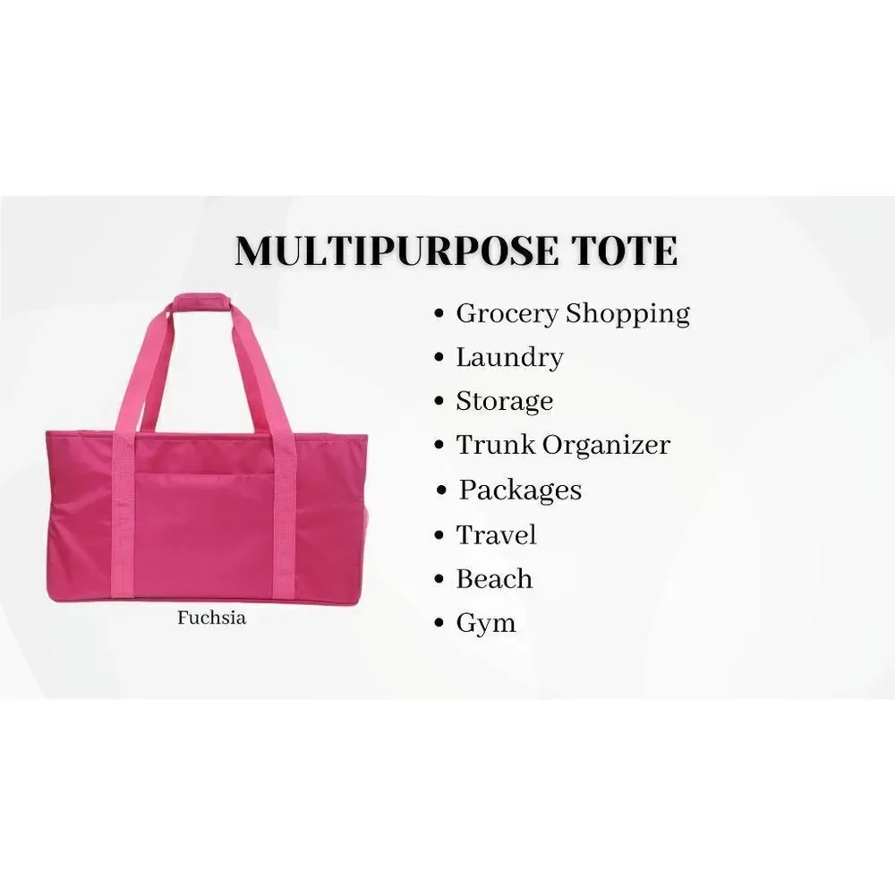 Multipurpose Utility Tote - Fuchsia
